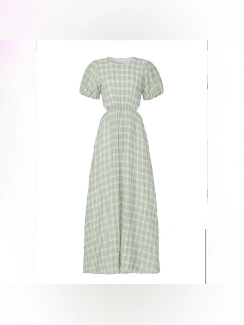 NWT SHOW ME YOUR MUMU WOMEN'S ELOISE PLAID MAXI DRESS size M